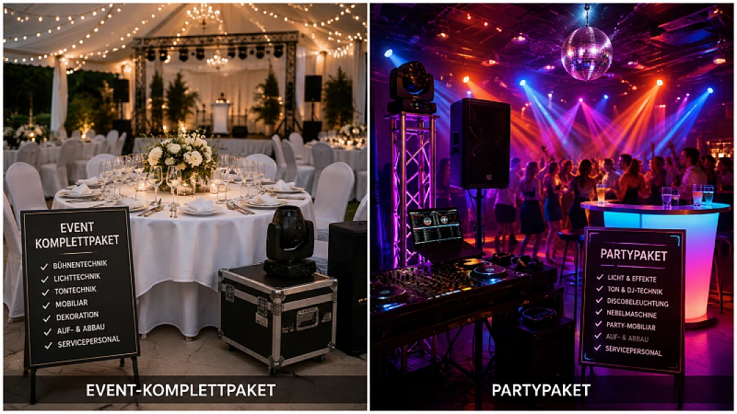 Eventpakete & Komplettlösungen